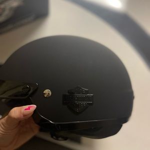 harley-davidson DOT helmet brand new in box never used dust bag and tags
